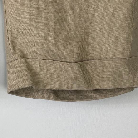 DIANE von Furstenberg Linen Blend Bermuda Boy Shorts NWT - Picture 3 of 9